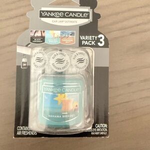 FreeShipping Yankee Candle Car Jar Ultimate BlackCoconut,BahamaBreeze, Turquoise